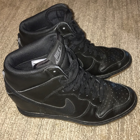 Nike Shoes - Nike sky hi wedge sneakers, size 8.5